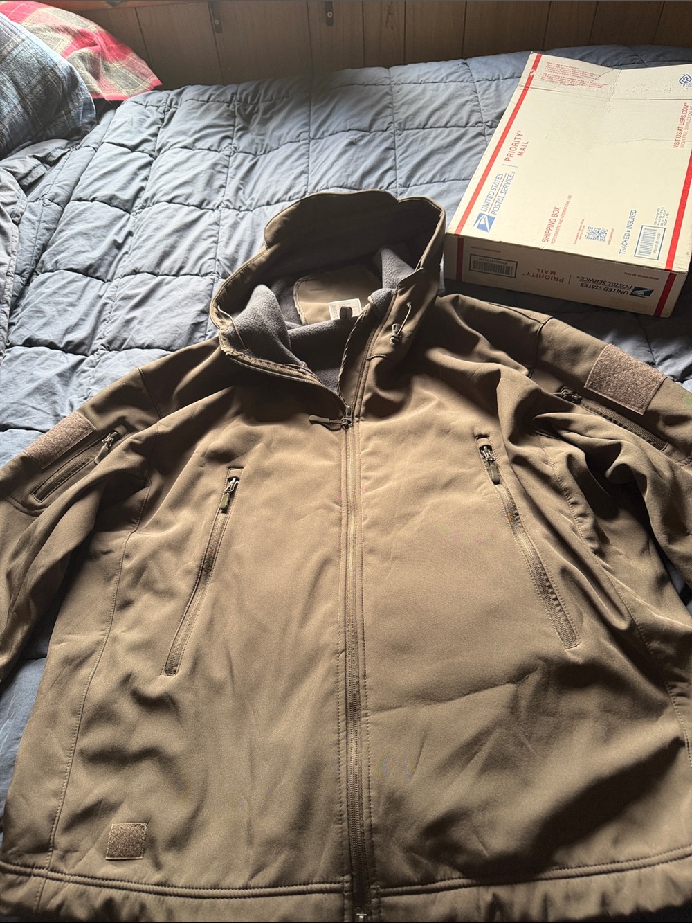 Men's Tactical Softshell Jacket - Brown